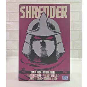 Teenage Mutant Ninja Turtles BST AXN XL Super Shredder 8-Inch Figure and Comic